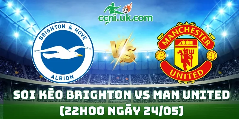 Soi kèo Brighton vs Man United (22h00 ngày 24/05)
